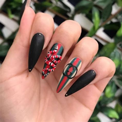 gucci nails snake|Gucci snake meaning.